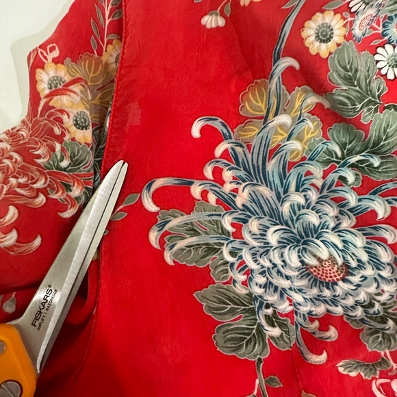 Tianello floral Print Blouse size Large - Picture 12 of 12